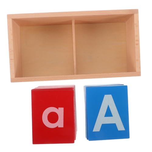 GLSTOY Set Kinder Montessori Alphabet Bord En Alphabet Puzzle Brief Interaktive Spielen Montessori Training von GLSTOY