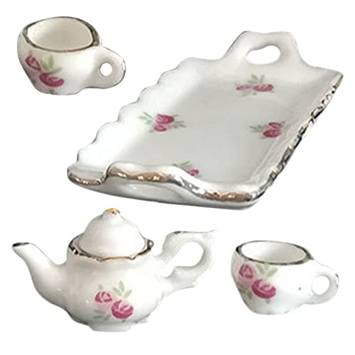 GLSTOY 1 Satz Puppenhaus-teeservice Bausätze Zubehör Kinderbesteck Mini-hausgeschirr Mini-teetasse Weiß Keramik GLSTOY 1 Satz Puppenhaus-teeservice Bausätze Zubehör Kinderbesteck Mini-hausgeschirr Mini-teetasse Weiß Keramik von GLSTOY