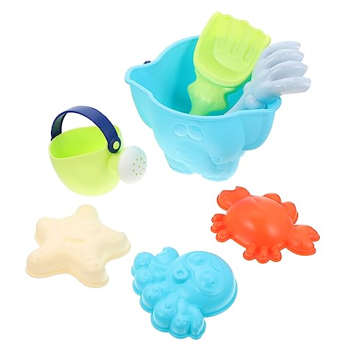 GLSTOY 1 Satz Sandspielzeug für Teiliges Strandspielzeug Eimer Sandkasten und Strand Fördert die Kreativität und Motorik für Jungen Zufällige Farbe von GLSTOY