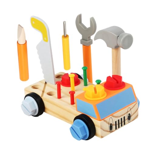 GLSTOY 1 Satz Werkzeugkasten Reparieren Werkzeugwagen Werkzeugkästen Werkzeugkoffer Puppenwagen Werkzeugkiste Pädagogisches Holzauto Zusammenbauen Schraubenzieherbrett Hölzern GLSTOY 1 Satz Werkzeugkasten Reparieren Werkzeugwagen Werkzeugkästen Werkzeugkoffer Puppenwagen Werkzeugkiste Pädagogisches Holzauto Zusammenbauen Schraubenzieherbrett Hölzern von GLSTOY