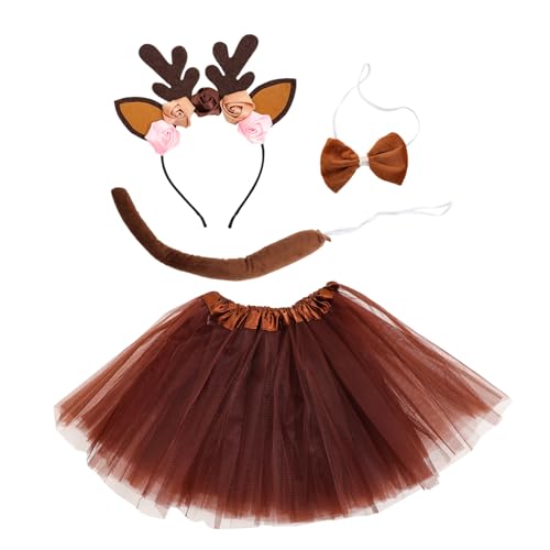 GLSTOY 1 Set Geweih Stirnband Set, Tierkostüm Zubehör, Tier Cosplay Kostüm, Urlaubs Kopfbedeckung, Halloween Party Kostüm Zubehör, Hirsch Zubehör, Kostüm Tier Stirnbänder GLSTOY 1 Set Geweih Stirnband Set, Tierkostüm Zubehör, Tier Cosplay Kostüm, Urlaubs Kopfbedeckung, Halloween Party Kostüm Zubehör, Hirsch Zubehör, Kostüm Tier Stirnbänder von GLSTOY