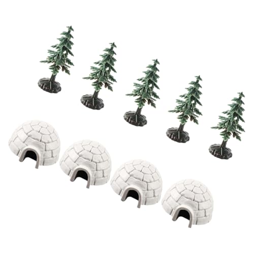 GLSTOY Miniatur-Spielzeug-Set Weihnachtsbäume Kognitives Spielen Für Kinderdekorationen von GLSTOY
