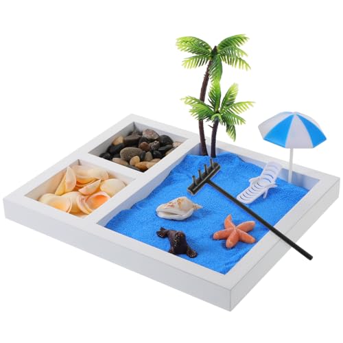 GLSTOY 1 Set Sandtablett, Mikrolandschaft, Zen Garten, Sandstrand, Mini Zen Sandstrand Für Den Schreibtisch, Dekorativer Sandkasten, Mini Sandschmuck, Sandkastendekor, GLSTOY 1 Set Sandtablett, Mikrolandschaft, Zen Garten, Sandstrand, Mini Zen Sandstrand Für Den Schreibtisch, Dekorativer Sandkasten, Mini Sandschmuck, Sandkastendekor, von GLSTOY