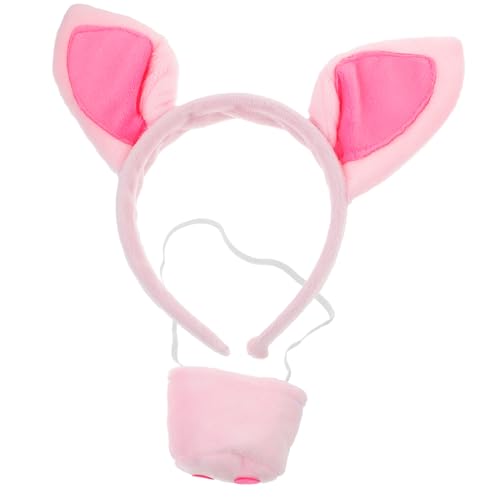 GLSTOY 1 Set Schweinenase Haarband, Tierohr, Rollenspiel Nase, Tierkostüm, Performance Requisiten, Tier Cosplay Kostüm, Schweinezubehör, Schweinenase Requisite, Schweine Stirnband, Tier GLSTOY 1 Set Schweinenase Haarband, Tierohr, Rollenspiel Nase, Tierkostüm, Performance Requisiten, Tier Cosplay Kostüm, Schweinezubehör, Schweinenase Requisite, Schweine Stirnband, Tier von GLSTOY