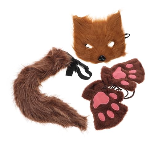 GLSTOY 1 Set Tiermasken Für Erwachsene, Zubehör, Fuchsmaske, Halloween Party Masken, Maskerade, Cosplay Maske, Fuchs, Cosplay, Fuchs Kostümmaske, Requisite, Fuchs, Cosplay GLSTOY 1 Set Tiermasken Für Erwachsene, Zubehör, Fuchsmaske, Halloween Party Masken, Maskerade, Cosplay Maske, Fuchs, Cosplay, Fuchs Kostümmaske, Requisite, Fuchs, Cosplay von GLSTOY