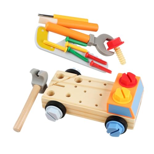 GLSTOY 1 Set Werkzeugkasten Spielzeugschrauben, Spielzeug Zum Zusammenbauen Und Zerlegen, Frühes Lernspielzeug Für Kinder, Zusammenbau Von Holzspielzeug, Werkzeugauto Spielzeug, GLSTOY 1 Set Werkzeugkasten Spielzeugschrauben, Spielzeug Zum Zusammenbauen Und Zerlegen, Frühes Lernspielzeug Für Kinder, Zusammenbau Von Holzspielzeug, Werkzeugauto Spielzeug, von GLSTOY