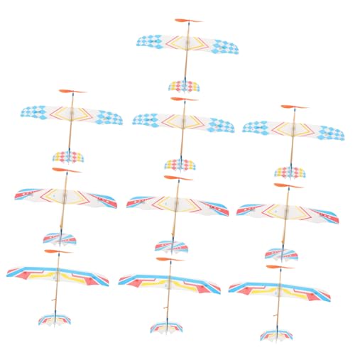 GLSTOY 10 Stücke Zufällig Stil Doppeldecker Spielzeug Jungen und Mädchen Flugzeug Modell Gummiband Kunststoff Spielzeug GLSTOY 10 Stücke Zufällig Stil Doppeldecker Spielzeug Jungen und Mädchen Flugzeug Modell Gummiband Kunststoff Spielzeug von GLSTOY