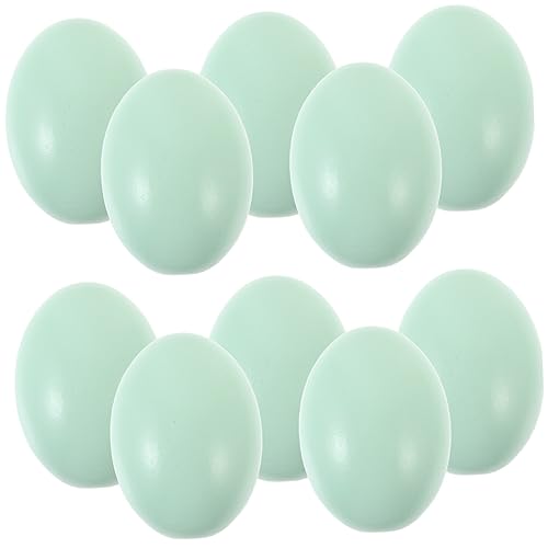 GLSTOY 10 Stück Teiliges Künstliche Holz Eier für Ostern für DIY Dekoration Glatte Oberfläche Wiederverwendbar und Robust für Kreative Farbgestaltungen GLSTOY 10 Stück Teiliges Künstliche Holz Eier für Ostern für DIY Dekoration Glatte Oberfläche Wiederverwendbar und Robust für Kreative Farbgestaltungen von GLSTOY