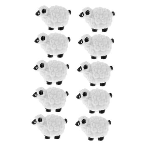 GLSTOY 10stücke Mini Schaf Figuren Resin Schaf Deko Für Garten Und Landschaft Tierornamente Für Und Außendekoration Mikrolandschaften GLSTOY 10stücke Mini Schaf Figuren Resin Schaf Deko Für Garten Und Landschaft Tierornamente Für Und Außendekoration Mikrolandschaften von GLSTOY