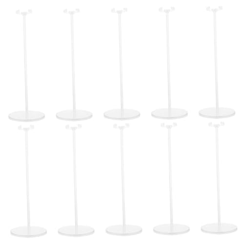 GLSTOY Puppen-stützrahmen 10-teilig Puppenständer Präsentationsständer Für Mini-actionfiguren Bärenpuppen Mit Einfacher Montage von GLSTOY