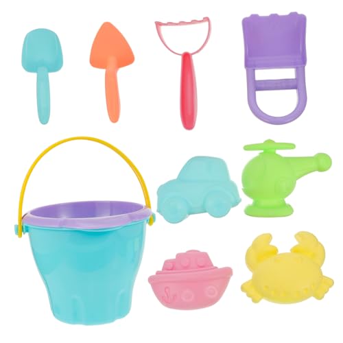 GLSTOY Strandspielzeug Für Kinder Satz Mit 10 Stück Wasserspielzeug Lernspielzeug Tragbar Robustes Material Angenehmer Griff von GLSTOY