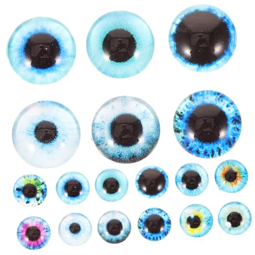 GLSTOY 100 Stück Simulierte Tieraugen Aus Glaston, Puppenherstellungs Requisiten, Glasaugen Zum Häkeln, Tieraugen, Künstliche Augen, Spielzeugaugen, Bastelaugen, Glasaugen Für Puppen, von GLSTOY