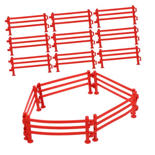 GLSTOY Puppenhaus Garten Spielzeug Zaun 100pcs Mini Lattenzaun Für Kinder Spielzimmer Zubehör von GLSTOY