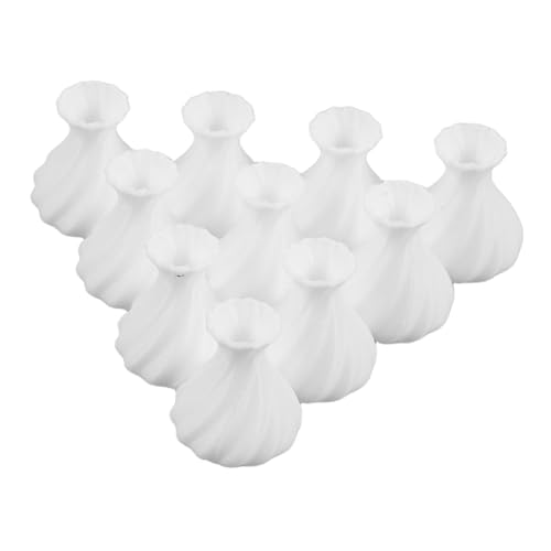 GLSTOY 10st Puppenhausvase Minivase Für Puppenhaus Puppenhaus-Miniatur Minibehälter Mini-vase-puppenhaus Mikro-landschaftsflaschen Mikro-landschaftsvase Puppenhausminiaturen Plastik Weiß GLSTOY 10st Puppenhausvase Minivase Für Puppenhaus Puppenhaus-Miniatur Minibehälter Mini-vase-puppenhaus Mikro-landschaftsflaschen Mikro-landschaftsvase Puppenhausminiaturen Plastik Weiß von GLSTOY
