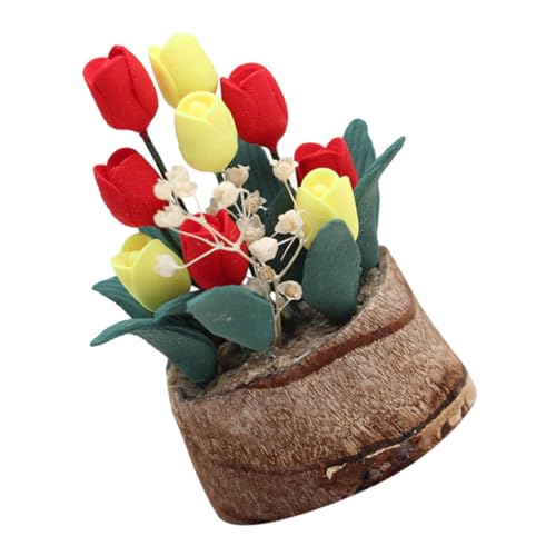 GLSTOY Realistischer Mini-Bonsai-blumentopf Im Maßstab 112 Miniatur-blumentopf Für Puppenhaus- von GLSTOY