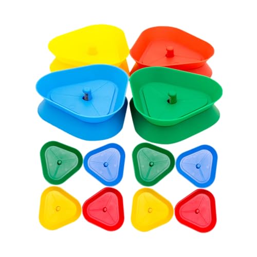 GLSTOY 12 Stück Dreieckige Kartenschoner Freihändige Spielkartenhalter Pokerkartenständer Wiederverwendbarer Poker-Organizer Aus Abs-Material GLSTOY 12 Stück Dreieckige Kartenschoner Freihändige Spielkartenhalter Pokerkartenständer Wiederverwendbarer Poker-Organizer Aus Abs-Material von GLSTOY