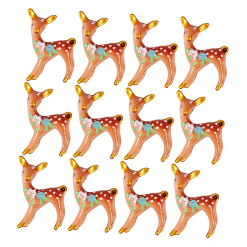 GLSTOY 12 Kleine Hirschfiguren Zum Basteln Waldhirschfigur Weihnachtshirschstatue Miniaturhirsch Puppenhauszubehör Hirschimitat-Dekorationen Rentierfigur Miniaturfiguren Von Waldbewohnern GLSTOY 12 Kleine Hirschfiguren Zum Basteln Waldhirschfigur Weihnachtshirschstatue Miniaturhirsch Puppenhauszubehör Hirschimitat-Dekorationen Rentierfigur Miniaturfiguren Von Waldbewohnern von GLSTOY