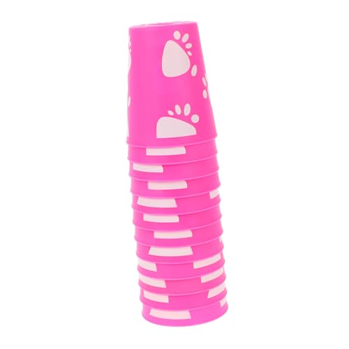 GLSTOY Stapelbecher Mit Innovativem Design 12-teiliges Becherset Wiederverwendbare Becher Becherstapelspiel Für Jungen Und Mädchen Erwachsene Familienunterhaltung von GLSTOY