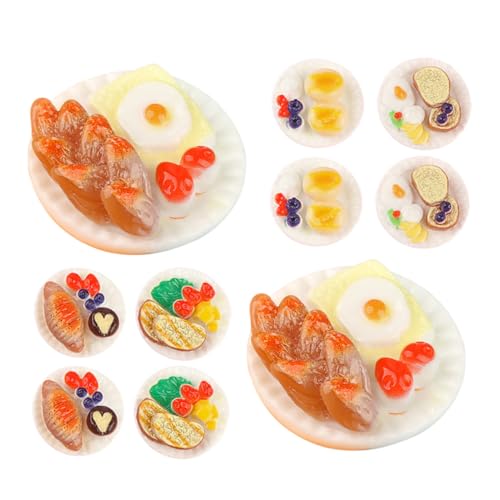 GLSTOY 12pc Realistische Spielen Lebensmittel Pretend Spielen Mini Puppenhaus Küche Set Für Dekorationen von GLSTOY
