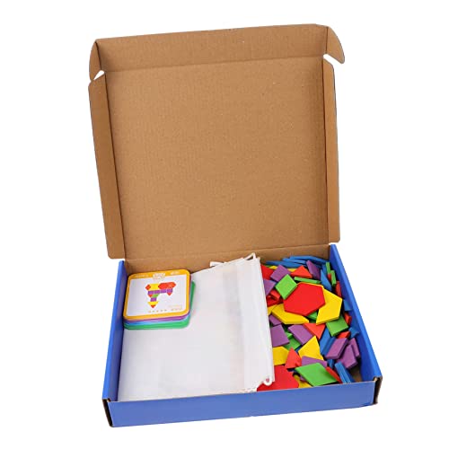 GLSTOY 155-teiliges Puzzle-Spielzeug Holzbausteine Zum Lernen Für Kinder Babyspielzeug Zur Wahrnehmungsfähigkeit von GLSTOY