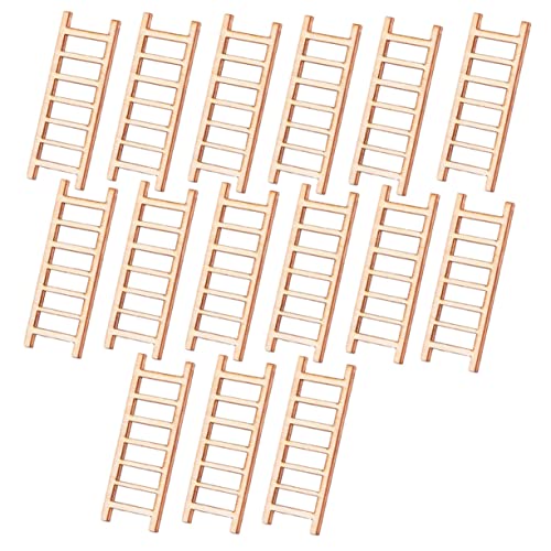 GLSTOY 15Stücke Teiliges Kleine Holzleiter Dekorationen für Mikrolandschaften Treppen für Miniaturgärten und Blumentöpfe Langlebige und Realistische Accessoires GLSTOY 15Stücke Teiliges Kleine Holzleiter Dekorationen für Mikrolandschaften Treppen für Miniaturgärten und Blumentöpfe Langlebige und Realistische Accessoires von GLSTOY