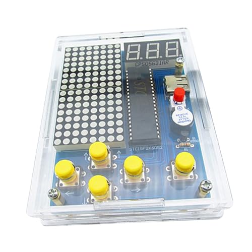 GLSTOY 1Satz DIY Elektronik Bausatz für Spielkonsole Professionelles Lötset für Hobbyisten Blau Batteriebox für Lötpraxis und Kreative Projekte GLSTOY 1Satz DIY Elektronik Bausatz für Spielkonsole Professionelles Lötset für Hobbyisten Blau Batteriebox für Lötpraxis und Kreative Projekte von GLSTOY