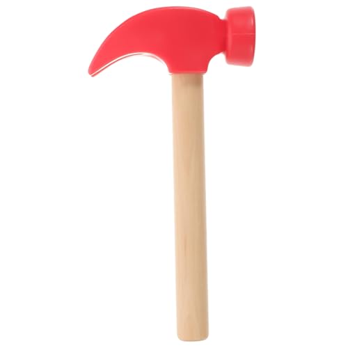 GLSTOY 1Stück Handgemachter Holzhammer für Simulation mit Glatter Oberfläche für Geburtstagsgeschenke Fördert Greiffähigkeit und Hand Auge Koordination von GLSTOY