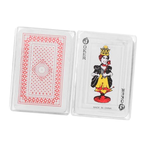 GLSTOY 2 Kartons Spielkarten für Reisen Spielkarten für Geburtstagsfeiern Puppenhaus Zubehör Rote und Blaue Poker Karten für Kreative Spiele und Spaß GLSTOY 2 Kartons Spielkarten für Reisen Spielkarten für Geburtstagsfeiern Puppenhaus Zubehör Rote und Blaue Poker Karten für Kreative Spiele und Spaß von GLSTOY