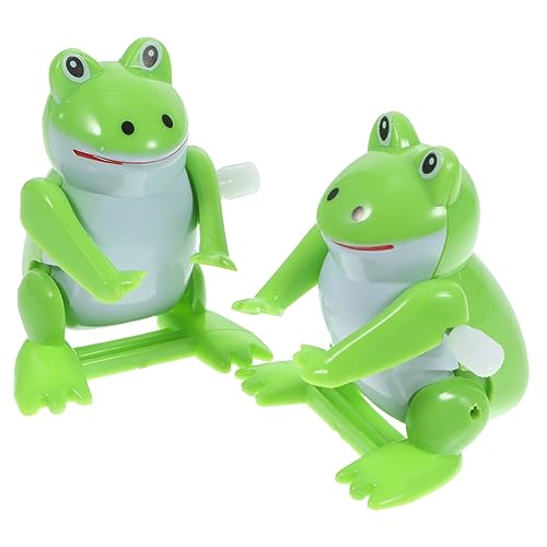 GLSTOY 2 Stück Aufziehspielzeug Frosch Kreatives Clockwork für Lustiges Froschspielzeug für Aufmerksamkeitstraining für Jungen und Sicheres Material Leicht und Tragbar GLSTOY 2 Stück Aufziehspielzeug Frosch Kreatives Clockwork für Lustiges Froschspielzeug für Aufmerksamkeitstraining für Jungen und Sicheres Material Leicht und Tragbar von GLSTOY