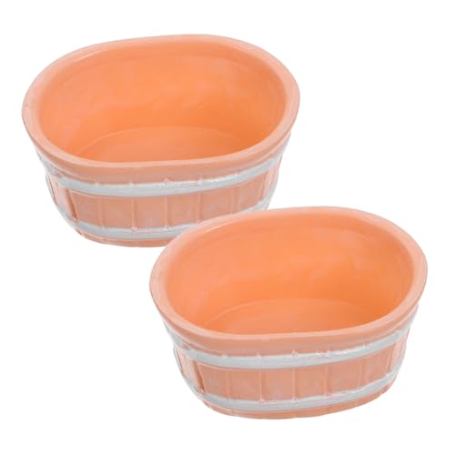 GLSTOY 2er-Pack Miniatur-badewanne Für Puppenhaus-Spielzeug Badezimmer-Set Wohnkultur Ornament Miniatur-landschaftszubehör GLSTOY 2er-Pack Miniatur-badewanne Für Puppenhaus-Spielzeug Badezimmer-Set Wohnkultur Ornament Miniatur-landschaftszubehör von GLSTOY