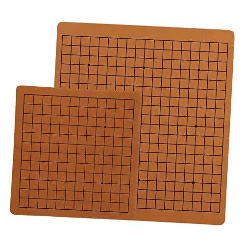 GLSTOY 2 Stück Faltbares Go Schachbrett Teiliges Doppelseitig mit Leichtes PU Leder Tragbar und Robust für Anfänger und Reise Brettspiel für Strategisches Zufällige Farbe Zufällige Farbe GLSTOY 2 Stück Faltbares Go Schachbrett Teiliges Doppelseitig mit Leichtes PU Leder Tragbar und Robust für Anfänger und Reise Brettspiel für Strategisches Zufällige Farbe Zufällige Farbe von GLSTOY