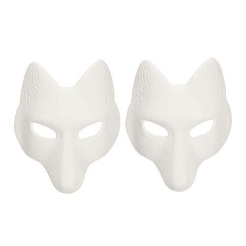GLSTOY 2 Stück Masken Für Halloween-kostüme Cosplay Tiermasken Partygeschenke Für Erwachsene Und Einfach Zu Tragen von GLSTOY