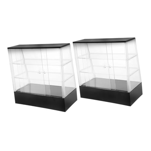 GLSTOY 2 Stück Miniatur-bäckereischrank Modell Puppenhaus Mini-ladenschrank Puppenhaus-Dekoration GLSTOY 2 Stück Miniatur-bäckereischrank Modell Puppenhaus Mini-ladenschrank Puppenhaus-Dekoration von GLSTOY