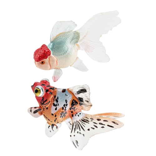 GLSTOY 2 Stück Modell, Fischfiguren Modell, Realistische Fischmodelle, Simulation Von Fischfiguren, Requisite, Fischmodell, Fischspielzeug, Kleine Fischfiguren, Figur, Fisch von GLSTOY
