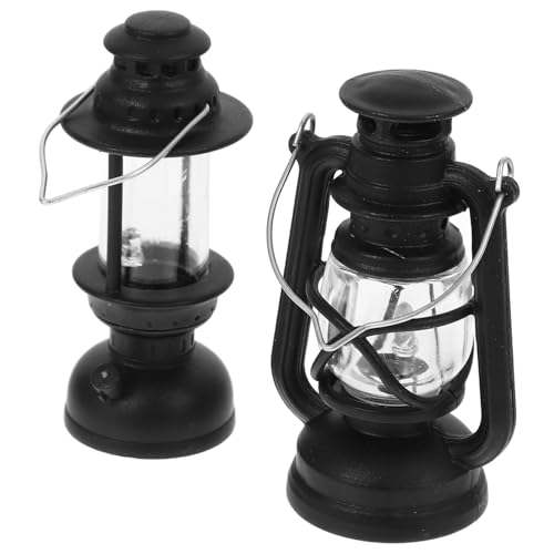 GLSTOY 2 Stück Retro Petroleumlampe, Miniaturlampe Für Puppenhaus, Kleines Hausdekor, Puppenlampe, Dekoration, Miniaturdekor, DIY Material, Petroleumlampe, Modell, Kleine Petroleumlampe, GLSTOY 2 Stück Retro Petroleumlampe, Miniaturlampe Für Puppenhaus, Kleines Hausdekor, Puppenlampe, Dekoration, Miniaturdekor, DIY Material, Petroleumlampe, Modell, Kleine Petroleumlampe, von GLSTOY