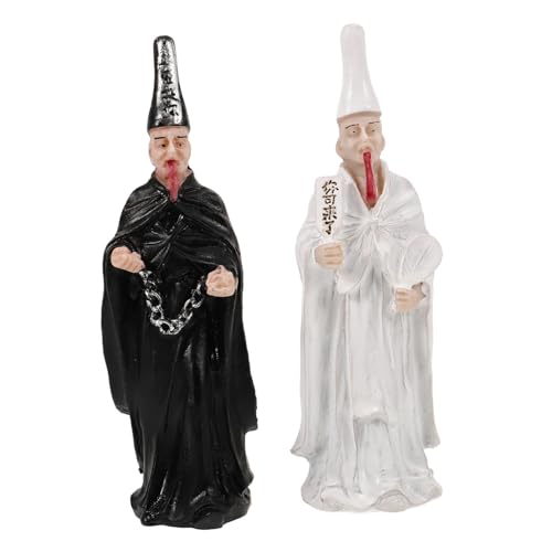 GLSTOY 2 Stücke Harz Miniaturen Creepy Sand Tisch Harz Ghosts Statuen Für Therapie Und Bildung von GLSTOY