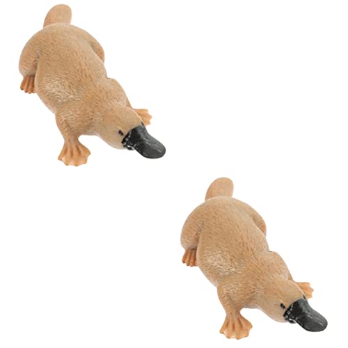 GLSTOY 2 Stück Simulierte Miniatur Tierfigur, Kleintierdekoration, Tierfigur, Modell, Gefälschte Tierfiguren, Realistische Tiermodelle, Realistische Simulation, Tierfiguren von GLSTOY