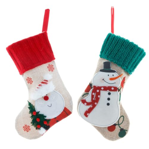 GLSTOY 2 Stück Weihnachtsbaum Anhänger, Weihnachts Süßigkeitentüten, Strümpfe, Weihnachtsstrumpf Beutel, Festival Weihnachtsstrumpf, Weihnachtssocken Geschenktüte, GLSTOY 2 Stück Weihnachtsbaum Anhänger, Weihnachts Süßigkeitentüten, Strümpfe, Weihnachtsstrumpf Beutel, Festival Weihnachtsstrumpf, Weihnachtssocken Geschenktüte, von GLSTOY