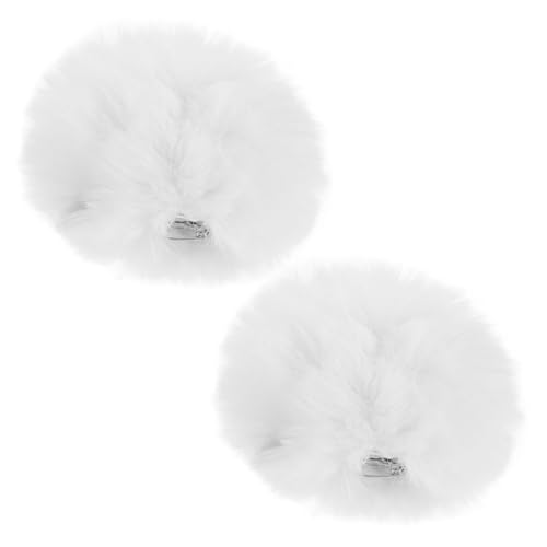 GLSTOY 2 Stück Weiße Flauschige Pom Pom Schuhclips Hasenschwanz Cosplay Kostüm Accessoire für Damen für Karneval Halloween Fasching GLSTOY 2 Stück Weiße Flauschige Pom Pom Schuhclips Hasenschwanz Cosplay Kostüm Accessoire für Damen für Karneval Halloween Fasching von GLSTOY