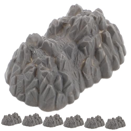 GLSTOY Realistisches Berg-mini-Ornament-Set 20 Stück Jungen- Und Mädchen-Spielzeug Simulation Steingarten-Modell Für Die Schreibtisch-Dekoration Gartenlandschaft von GLSTOY