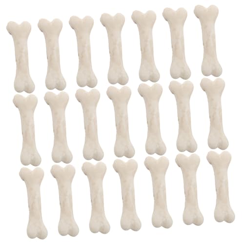 GLSTOY 20 Stück Teiliges Mini Knochenmodell aus Harz Realistische Miniaturknochen für DIY Bastelprojekte Halloween Dekoration Puppenhaus Vielseitige Skelett Requisiten Kompakt und von GLSTOY