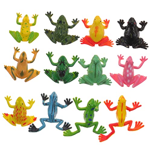 GLSTOY 24 Stück Frosch Modell Spielzeug, Kinder Froschfiguren, Froschstatue, Kleine Froschfigur, Simulierte Frösche, Ornament, Frosch Ornament, Frosch Modell, Froschfigur, Spielzeug, GLSTOY 24 Stück Frosch Modell Spielzeug, Kinder Froschfiguren, Froschstatue, Kleine Froschfigur, Simulierte Frösche, Ornament, Frosch Ornament, Frosch Modell, Froschfigur, Spielzeug, von GLSTOY