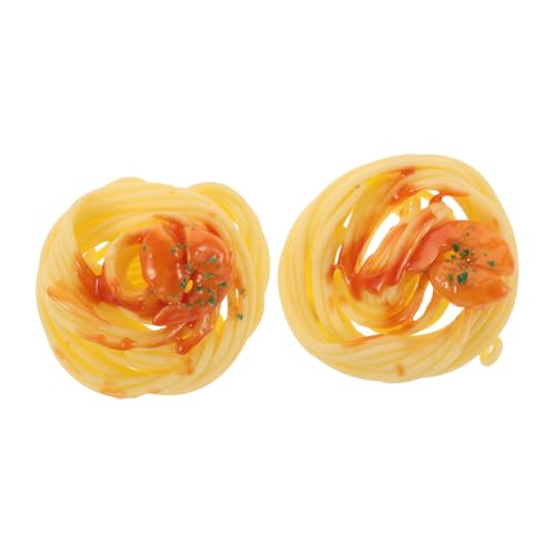 GLSTOY Simulierte Spaghettischeiben Künstliche Nudeln Zur Dekoration 2 Stück Realistische Nudelmodelle Für Küche Und Restaurant GLSTOY Simulierte Spaghettischeiben Künstliche Nudeln Zur Dekoration 2 Stück Realistische Nudelmodelle Für Küche Und Restaurant von GLSTOY