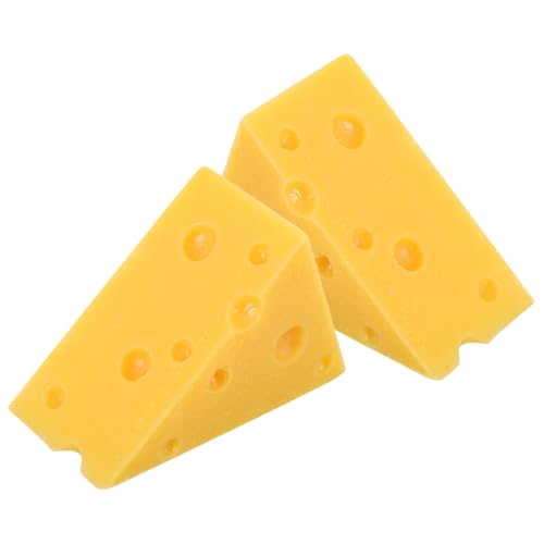 GLSTOY 2Stücke Simulationskäsemodelle Künstliche Käse Dekoration Realistische Fotografie Requisite für Kreative Küchen und Party Displays GLSTOY 2Stücke Simulationskäsemodelle Künstliche Käse Dekoration Realistische Fotografie Requisite für Kreative Küchen und Party Displays von GLSTOY