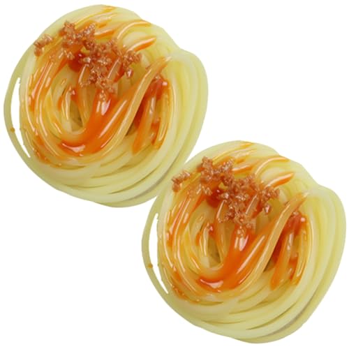GLSTOY 2st Nudeln Mit Künstlicher Soße Schüssel Fake-Pasta- Gefälschtes Essen Pasta-aufsatz Gefälschte Nudeln Nudelschalen Wurst Künstliche Lebensmittel-Requisiten Yellow PVC GLSTOY 2st Nudeln Mit Künstlicher Soße Schüssel Fake-Pasta- Gefälschtes Essen Pasta-aufsatz Gefälschte Nudeln Nudelschalen Wurst Künstliche Lebensmittel-Requisiten Yellow PVC von GLSTOY