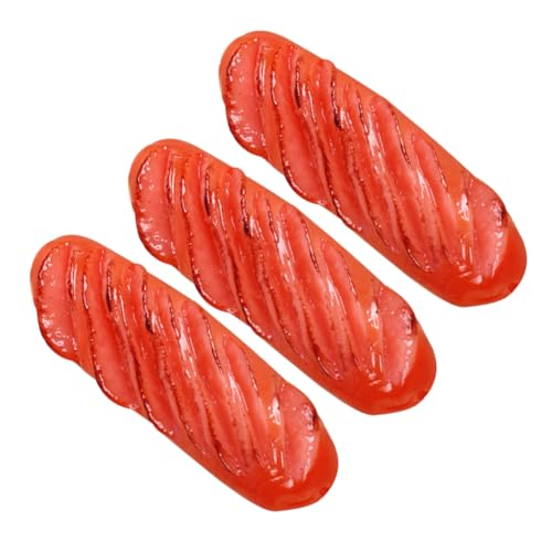 GLSTOY 3stücke Teiliges Realistische Künstliche Hot Dogs Miniatur Würstchen Deko Für Fotografie Veranstaltungen Partys Hochwertige Simulation Für Kreative Präsentationen GLSTOY 3stücke Teiliges Realistische Künstliche Hot Dogs Miniatur Würstchen Deko Für Fotografie Veranstaltungen Partys Hochwertige Simulation Für Kreative Präsentationen von GLSTOY