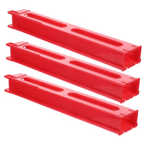 GLSTOY 3 Stück Teiliges Domino Zug Zubehör Clip Automatische Dominosteine Halter Bunte Clips für Effizientes Domino Spiel Geeignet für Familien Fördert Gemeinsames Zufällige Farbe von GLSTOY