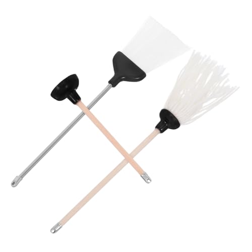 GLSTOY 3 Stück Teiliges Miniatur Badezimmer Reinigungsset für Puppenhaus Realistische Mop Besen und Toilettenaccessoires Schwarz Kompakte Robuste Reinigungswerkzeuge für Rollenspiele GLSTOY 3 Stück Teiliges Miniatur Badezimmer Reinigungsset für Puppenhaus Realistische Mop Besen und Toilettenaccessoires Schwarz Kompakte Robuste Reinigungswerkzeuge für Rollenspiele von GLSTOY