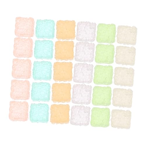 GLSTOY 30 Stück Teiliges Leuchtende Würfelzucker Deko für DIY Bastelprojekte Transparente Kreative Charms in Gemischten Farben Geeignet für Handyhüllen Haarclips und Wohnraumdekoration GLSTOY 30 Stück Teiliges Leuchtende Würfelzucker Deko für DIY Bastelprojekte Transparente Kreative Charms in Gemischten Farben Geeignet für Handyhüllen Haarclips und Wohnraumdekoration von GLSTOY