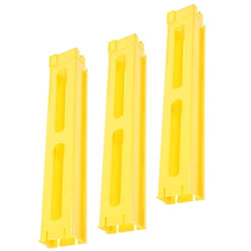 GLSTOY 3Stücke Teiliges Domino Zug Clip Erweiterungszubehör für Robuste Domino Spielzeuge Zufälligen Designs für Kreatives und Pädagogischen Spaß von GLSTOY